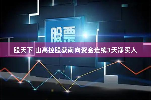股天下 山高控股获南向资金连续3天净买入