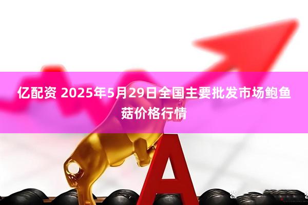 亿配资 2025年5月29日全国主要批发市场鲍鱼菇价格行情